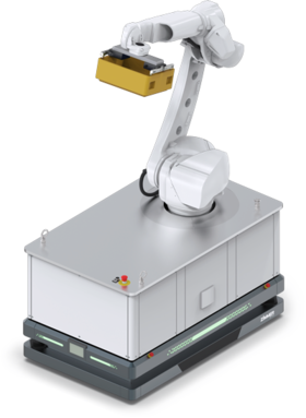 AMR con módulo de robot