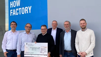 Zimmer Group aus Rheinau-Freistett mit 20.000-Euro-Spende Zimmer Group aus Rheinau-Freistett mit 20.000-Euro-Spende